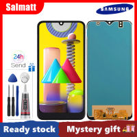 Salmatt 6.4นิ้วหน้าจอ TFT สำหรับ Samsung Galaxy M21 SM-M215F/M31ชิ้นส่วนจอสัมผัสแอลซีดีของเครื่องแปลงดิจิทัล SM-M315F พร้อมกรอบกลางสำหรับ M21 Samsung Galaxy M31 M215 M315 LCD