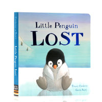 English original genuine little penguin lost little penguin lost childrens Enlightenment cardboard picture story book parent-child interaction little tiger kids published by little tiger