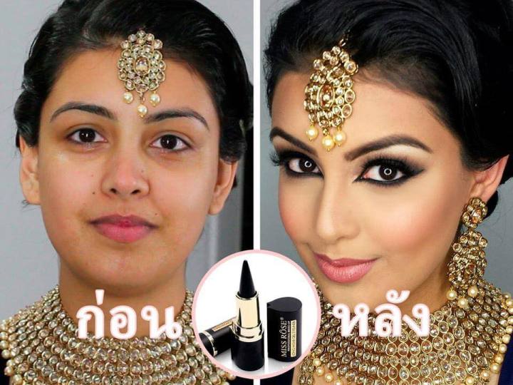 kajal-arab-eyeliner-100-กันน้ำ-กันเหงื่อ-ดำสนิท-ดินสอเนื้อนุ่มใช้ง่ายไม่ต้องเหลา