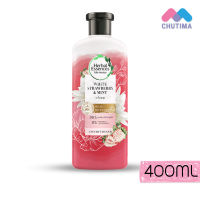 Herbal Essences bio:renew WHITE STRAWBERRY &amp; SWEET MINT ครีมนวดผม ขนาด 400 มล.