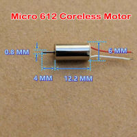 【❂Hot On Sale❂】 chexiuhua 612ขนาดเล็กจิ๋ว2ชิ้น615 614 816มอเตอร์ไร้แกน Dc 3.7V 50000Rpm ความเร็วสูงแม่เหล็กแรงเครื่องบินจำลองโดรนอาร์ซี Diy