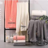 【jw】▩  Increased bath towel set pure soft absorbent men and women large thickened