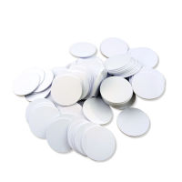 100PcsLot 125KHz ID EM4100TK4100 Read Only RFID Smart Tags PVC Waterproof Coin Access Control Card