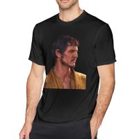 T Shirts For Men 100% Cotton Vintage T-Shirts Crewneck Pedro Pascal Tee Shirt Short Sleeve Tops Gift Idea