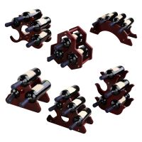 Solid Wood Wine Rack Ornaments Creative Wooden Wine Bottle Display Bracket Decoration Creative Simple Fashion Home Art Multifunc