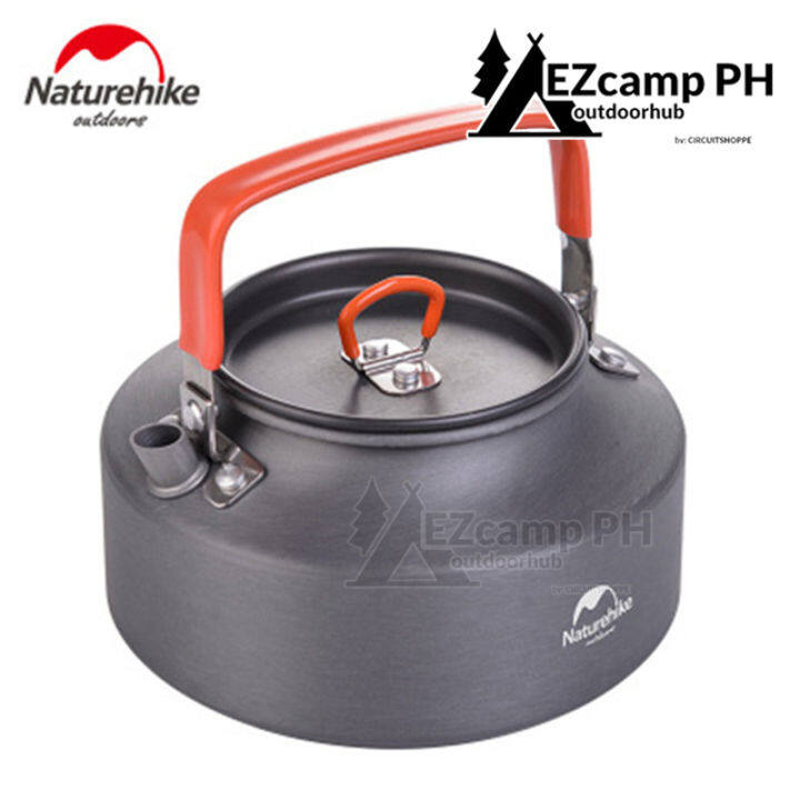 1.3L Camping Water Kettle Aluminum Alloy Teapot Coffee Pot Backpacking  Outdoor Tea Kettle with Bag