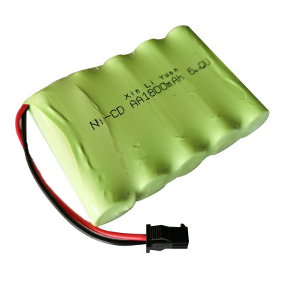 Rctoystory แบตเตอรี่ battery รถบังคับ Ni-CD  6V 1800 mAh 2 สาย แบต แบตรถบังคับ