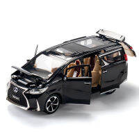 (กล่องโฟม))1:24อัลลอย Lexus Lm300โมเดลรถธุรกิจ6เปิดของเล่นตกแต่งรถ