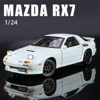 มาสด้า RX7 RX-7 Supercar ล้อแม็กรถยนต์ D Iecasts รุ่นรถสปอร์ตยานพาหนะ1:24จำลองแสงเสียงของขวัญของเล่นสำหรับเด็กผู้ใหญ่ของขวัญ