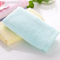 ♀✳ Manufacturers Selling Bamboo Fiber Thickening Small Towel Infant Baby Wipes Pure Color Hand Towel Children Wash Face Towel