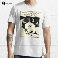 Copy Of Busy Thinking About Trending T-Shirt Alien Shirt Custom Gift Breathable Cotton Fashion Tshirt Summer  Xs-5Xl Retro