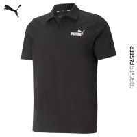 PUMA BASICS - เสื้อเชิ้ตโปโลผู้ชาย Essentials สีดำ - APP - 58667601