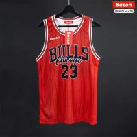 เสื้อกล้าม เสื้อกีฬา เสื้อบาสลายริ้ว Chicago BULLS 23