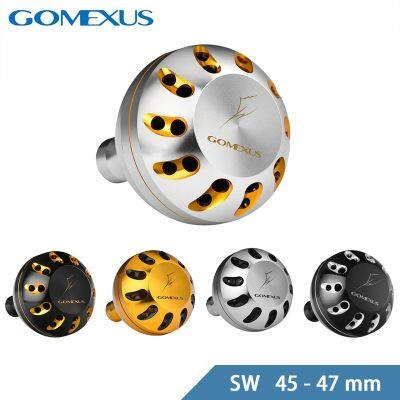 Gomexus Power Knob 45mm For Shimano Saragosa Stella SW Stradic FJ 4000 - 8000 Spinning Reel Handle Knob Type B Fishing Reels