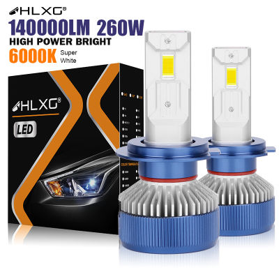 HLXG 140000LM Canbus H7 หลอดLEDไฟหน้ารถMiniขนาดHB4 HB3 9005 9006 H11 H4 H1 9012 HIR2 H8 หลอดไฟ 6000Kหลอดไฟอัตโนมัติ-dliqnzmdjasfg