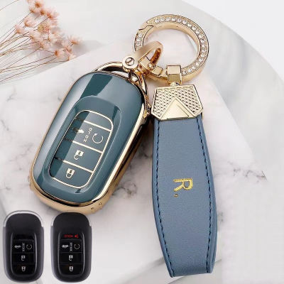 สำหรับ Honda All-New City/crv/accord/civic FC 10Gen 2016-2021 Keyless Remote Car Key FULL ปลอกซิลิโคน