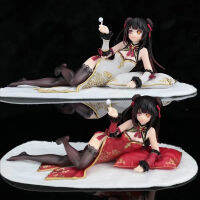 อะนิเมะวันที่สด Tokisaki Kurumi Cheongsam นอนตำแหน่งเซ็กซี่สาวสวยรูปการกระทำตกแต่งนิเมชั่นฉากรุ่น