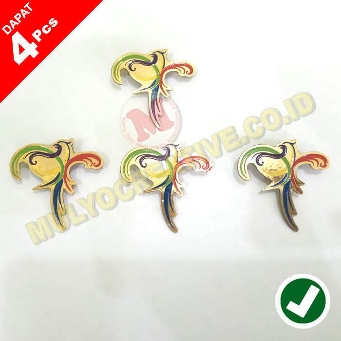 Pin Logo Wonderful Indonesia - Warna Emas / 4pcs | Lazada Indonesia