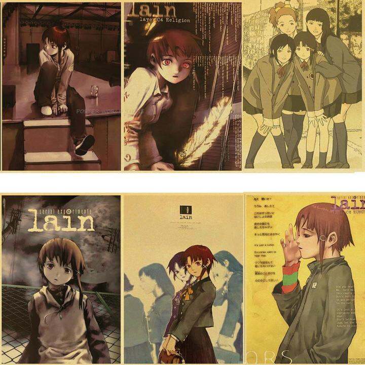  Anime Serial Experiments Lain Poster Canvas Gifts Wall