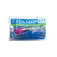 พร้อมจัดส่ง แชมเปี้ยน ถุงขยะม้วนสีดำ ขนาด 24x28 นิ้ว x 25 ใบ Champion Garbage Bags On Roll 24x28" x 25 bags โปรโมชั่นพิเศษ มีเก็บเงินปลายทาง