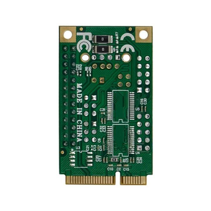 ch382l-1-p-minipcie-db-25-pin-native-industrial-parallel-ltp1พอร์ตการ์ดควบคุมการขยายตัว-mini-pcie-controller