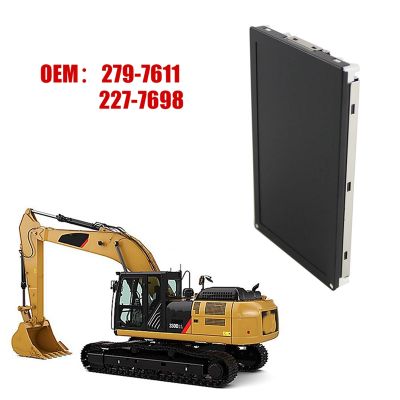 279-7611 LCD Screen Panel Replacement Accessories for CAT ZX-3 E320D 320D 312D 330D Excavator Monitor