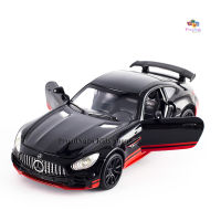 ProudNada Toys ของเล่นเด็กรถโมเดล รถเบนซ์ เมอร์เซเดส-เบนซ์ Mercedes-AMG มีเสียงมีไฟ เปิดประตูได้ MINIAUTO AMG GT-R NO.3222B-1