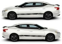 For x2 Car Front Rear Decal Fit Nissan Maxima Rally Sticker