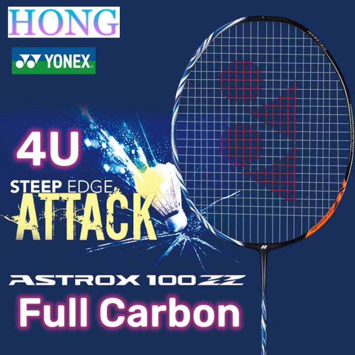 2023 New YONEX ASTROX 100ZZ 4U Full Carbon fiber badminton racket Ultralight Badminton Racket