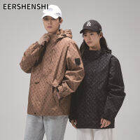 EERSHENSHI แจ็คเก็ตกันลมในเมืองใหม่ชุดว่ายปีนเขามีสไตล์กันลมเสื้อโค๊ตแนวสปอร์ตหลวมไฟกระโปรงหรูหรา