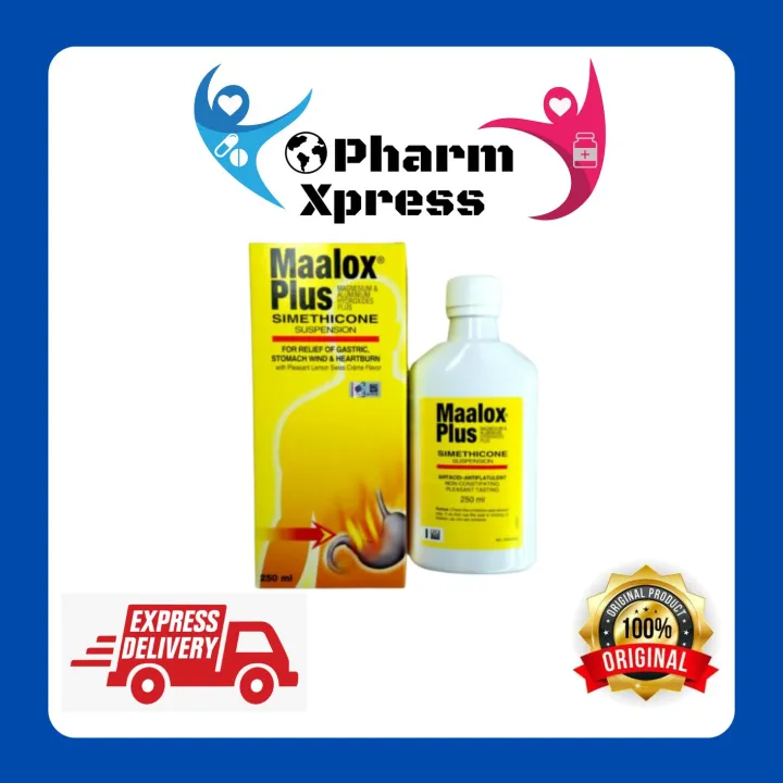 Maalox Plus Suspension 250ml Lazada