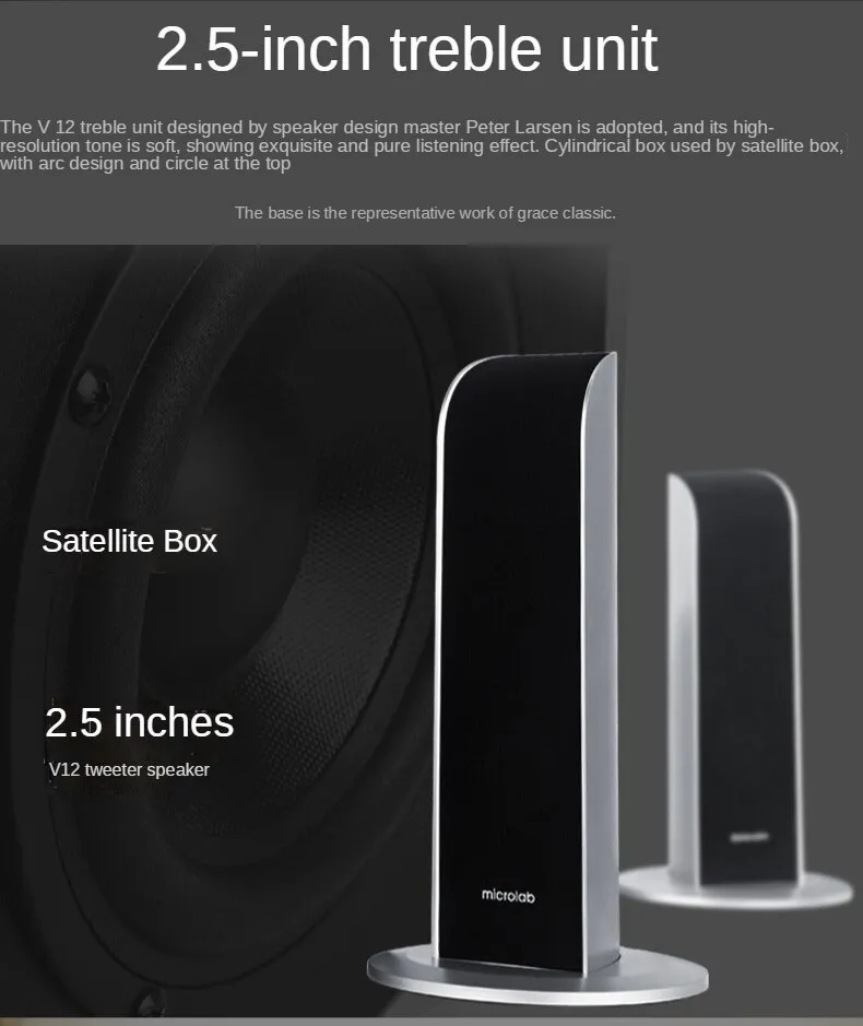 Microlab V12 Full Frequency Bluetooth Speaker Home Theater, 47% OFF