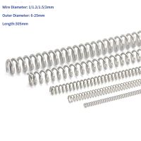 Y-shaped Compression Spring Long Pressure Spring Wire Dia 1/1.2/1.5/2mm 304 Stainless Steel Spring Length 305mm