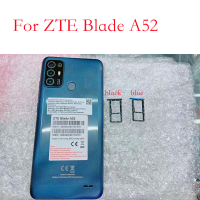 1PCS ซิมการ์ดใหม่ถาดสำหรับ ZTE ใบมีด A52 ZTEA52 ZTEBladeA52 ซิมการ์ดถาดใส่ถาดอะแดปเตอร์ซ็อกเก็ตอะไหล่ซ่อม-Luqiande