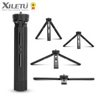 Photography Mini Metal Tripod Aluminum Alloy Desktop Stand Tripod with 1/4 inch Screw for DSLR ILDC Camera Camcorder Projector