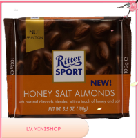 Honey Salt Almonds Ritter Sport 100 G. พร้อมส่ง.