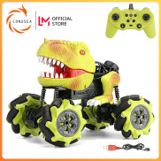 CONUSEA 2.4G rc spray drift dinosaur car simulation roar climbing car