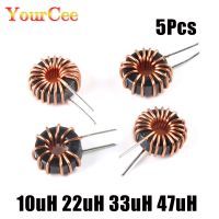 5pcs Toroid Core Inductors 40125 Winding Magnetic Inductance 22uH 33uH 47uH 10uH 0.6mm Toroidal Coil Iron Silicon Aluminum