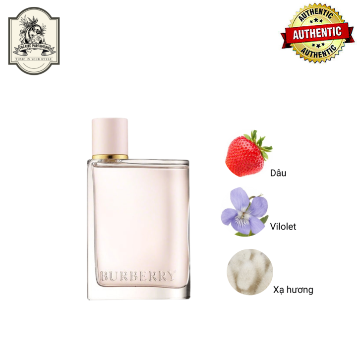 Nhập Khẩu Chính Ngạch] Nước Hoa Nữ Chính Hãng Burberry Her EDP 100ml + Body  Lotion 75ml 