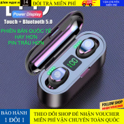 Tai Nghe Bluetooth F9 Nhét Tai Pin 3500 maH Micro HD, Chống Nước