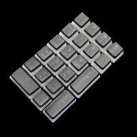 แป้นพิมพ์ยิงคู่ Pbt พุดดิ้ง21key Numpad คีย์มัลติมีเดีย F1-F12 Keycaps อุปกรณ์เสริมแป้นพิมพ์