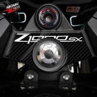 ¥♠ร่อนสำหรับ Z1000SX คาวาซากิ2011-2017 3D คาร์บอนไฟเบอร์สามต้นแอกแผ่นอุปกรณ์ป้องกันฝาครอบถัง