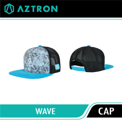 Aztron Wave Cap หมวกกันแดด หมวกแก็ป วัสดุCotton &amp; Poyester วัสดุอย่างดีนุ่ม ทนทาน ไม่อับชื้น