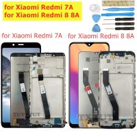 หน้าจอกรอบหน้าจอแอลซีดีสำหรับ Xiaomi Redmi 7a สัมผัสทำให้เป็นดิจิทัลประกอบหน้าจอสำหรับ Xiaomi Redmi อะไหล่ซ่อมสำรองแสดงผล Lcd ขนาด8 8a