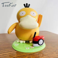 Teeker Pokemon Psyduck DIY แบบพกพากระเป๋าเดินทางกล่องดนตรีอะนิเมะ Action Figure KFC เป็ดเต้นรำ Swing Sound ของเล่นเด็กวันเกิด Gift