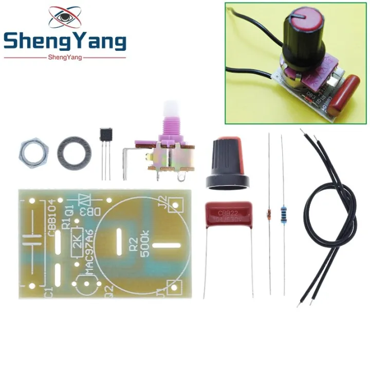 Dimmers Dimming Unassembled Kit 100W DIY Suite Trousse Boards Switch