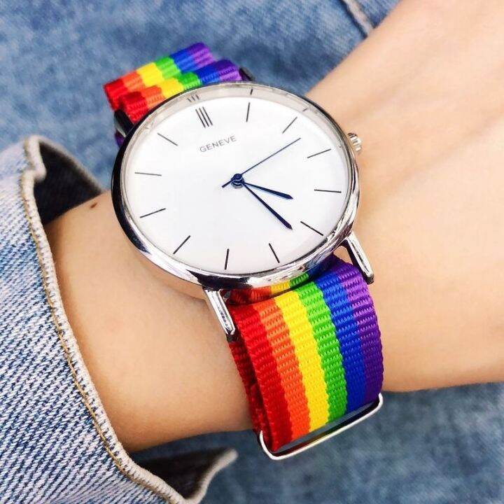 hot-seller-douyin-explosion-fashion-colorful-simple-rainbow-strap-male-and-female-watches-student-watch