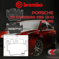 ผ้าเบรคหน้า/หลัง BREMBO 911 CARRERA 996 (3.4) ปี 97-05 (P65009B)