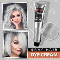 Fashion hair color 2023 Gray hair dye cream 100ml color faster hair wash = non-irritating hair color easy to color beautiful long lasting hair dye hair dye