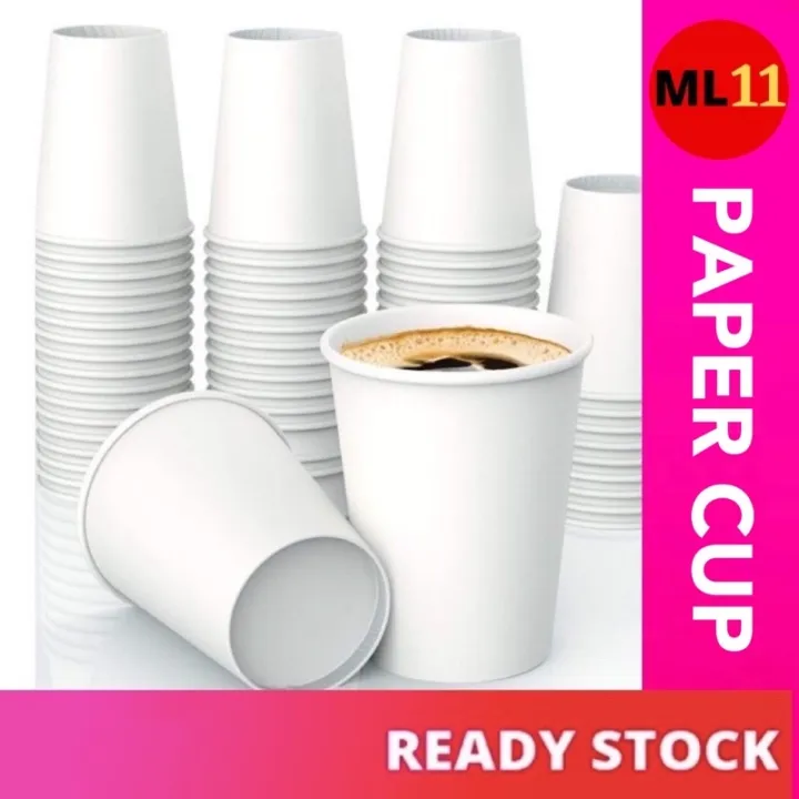 Paper Cup (20PCS) Disposable Paper Drinking Cup / Plain Paper Cup